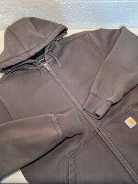 Carhartt Men's Rain Defender Loose Fit Full-Zip Long-Sleeve Hoodie